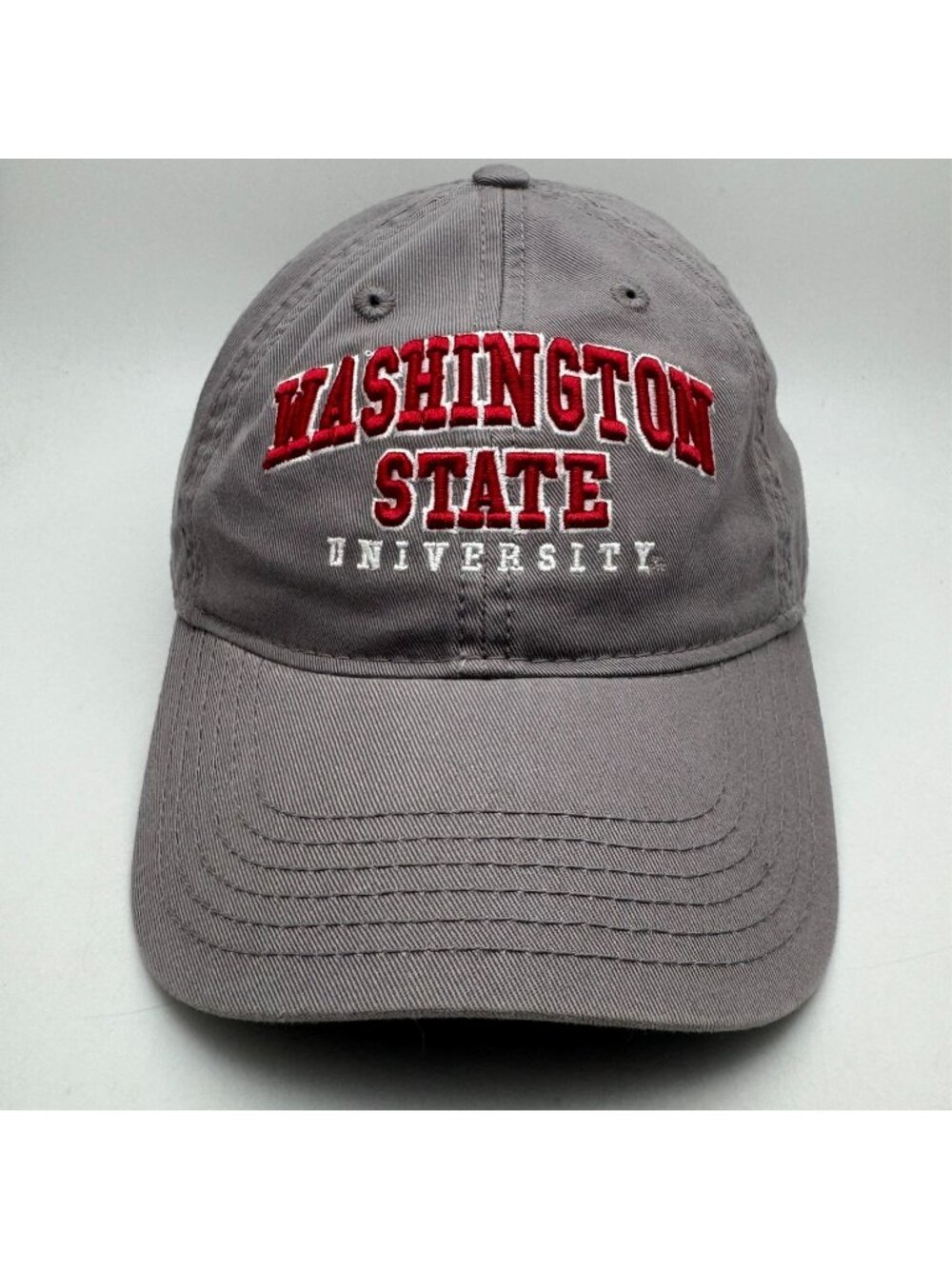 Washington State Cougars Hat Cap Legacy Gray Adjustable Strapback NCAA Universit